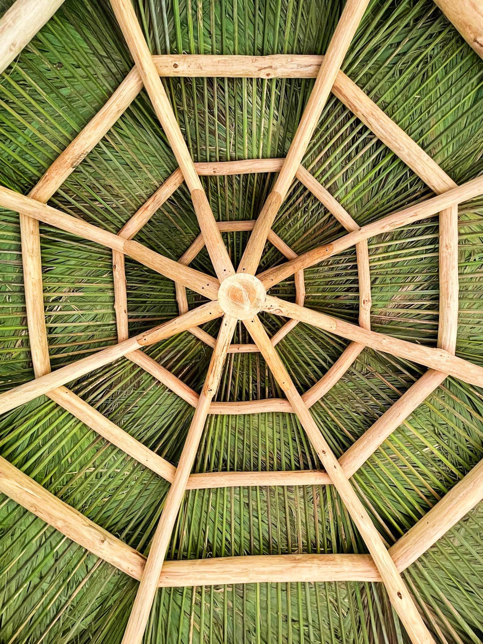 Round tiki from underneath